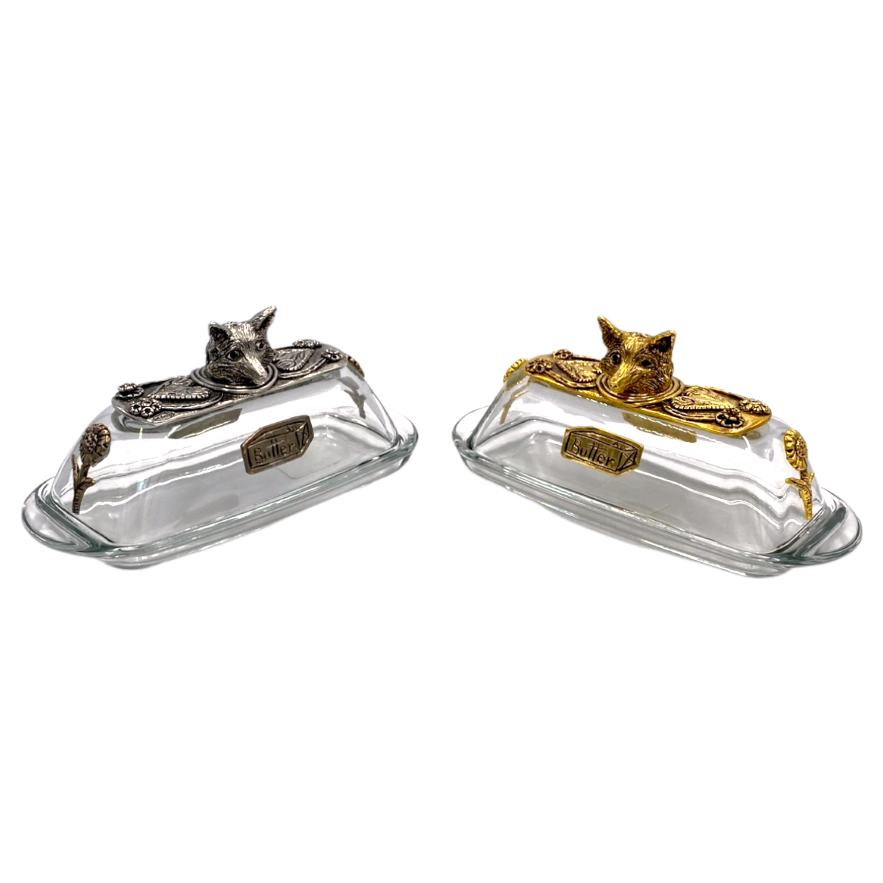 Fox Butter Dish