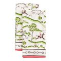 Hunt Scene Tea Towel