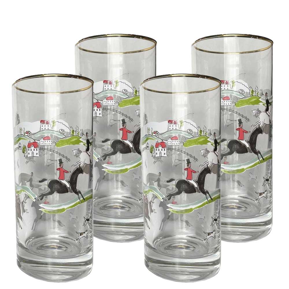 Hunt Scene Glasses