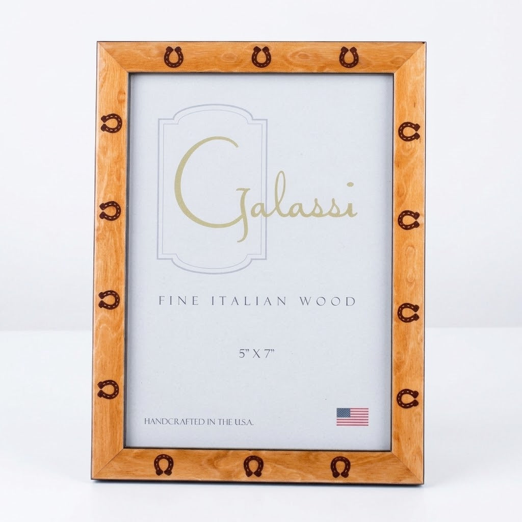 Cashmere Frame With Brown Horseshoes