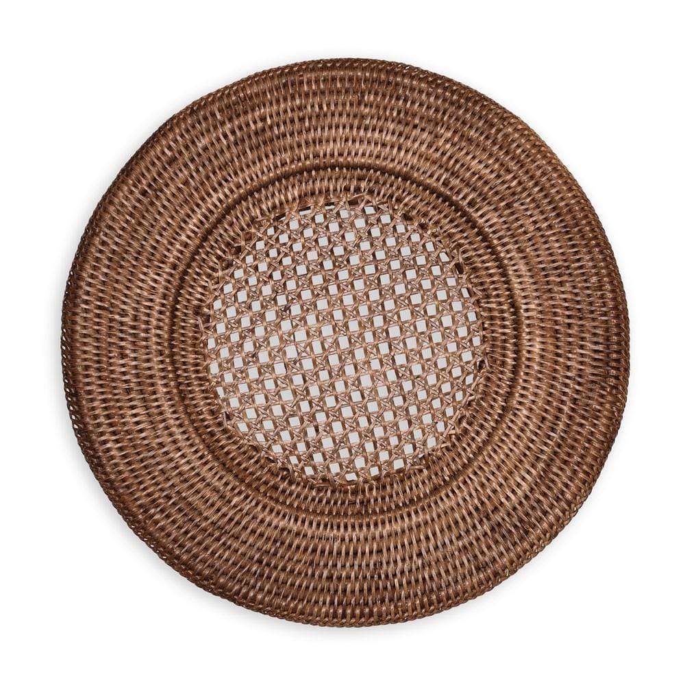 Natural Rattan Round Charger