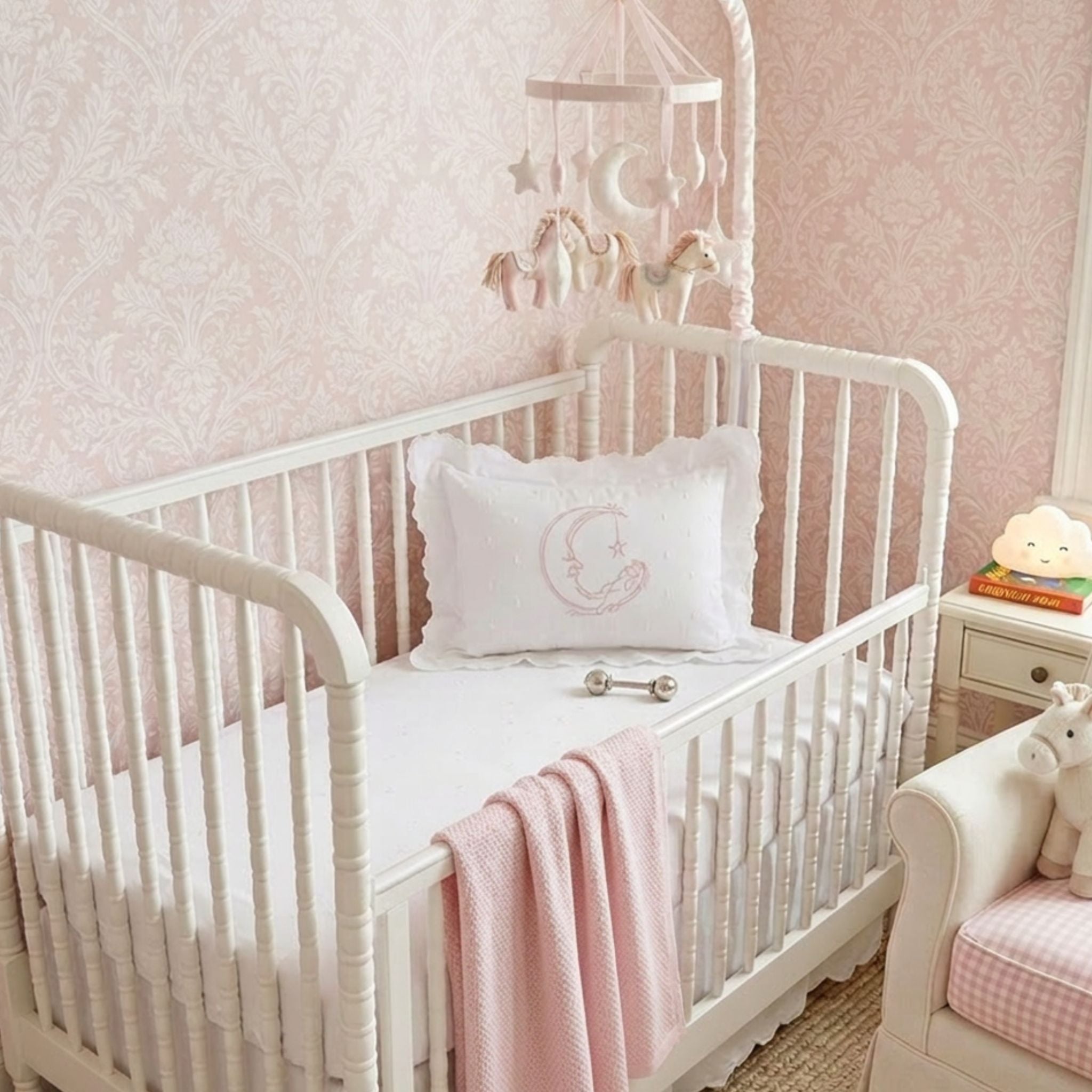 Horse & The Moon Baby Pillow