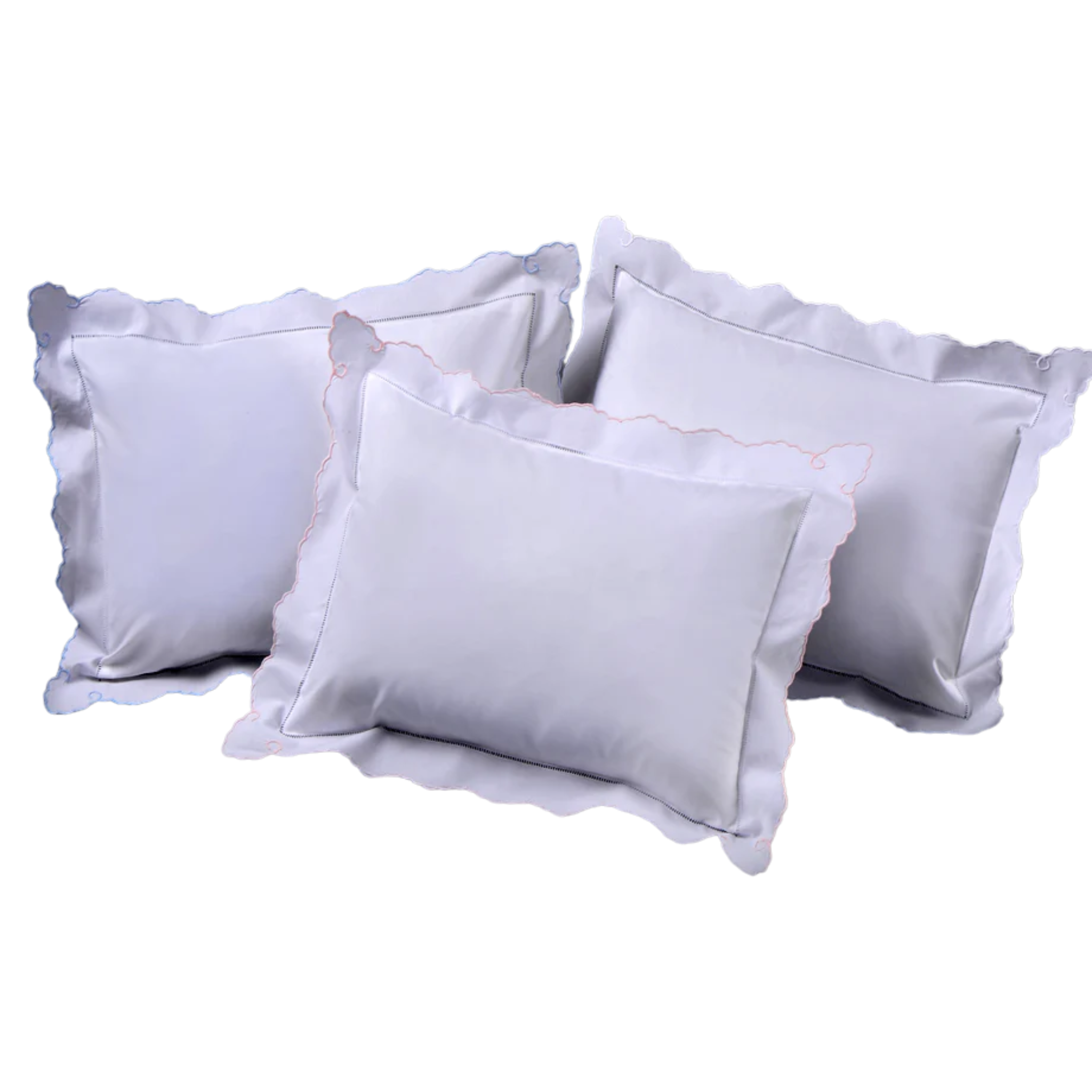 Rose Pointe Scallop Hemstitch Boudoir Pillow