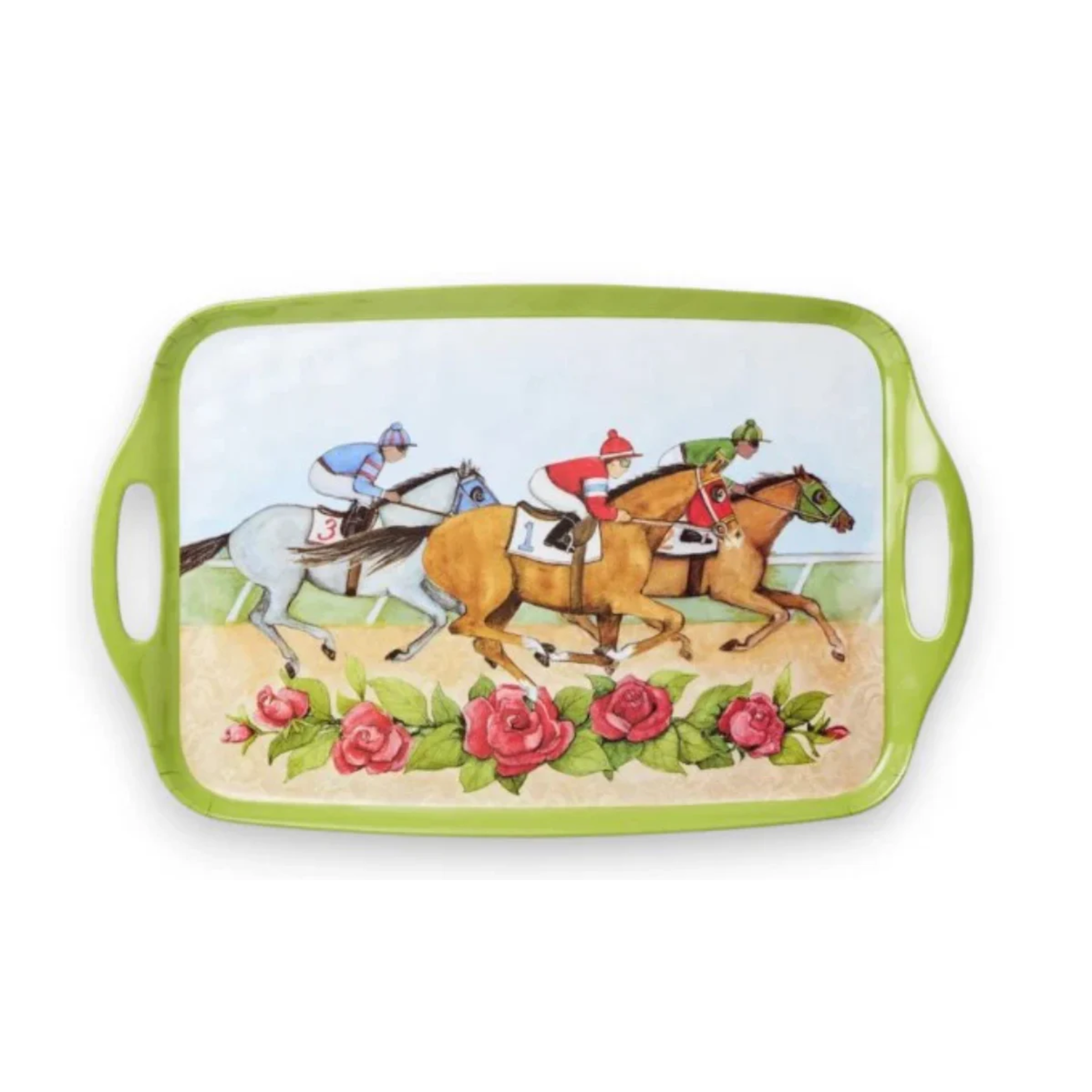 Day at the Races Rectangle Tray Melamine