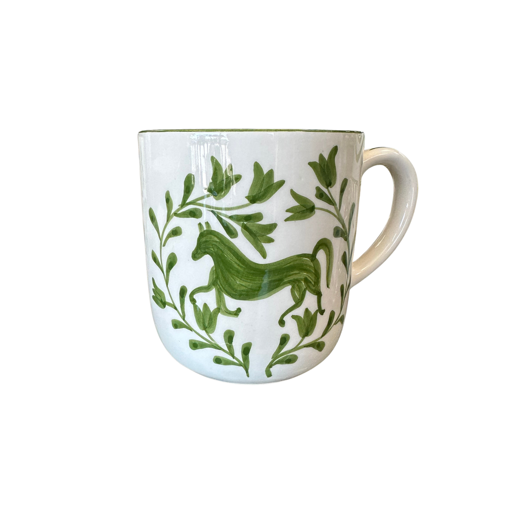 Green Horse Mug