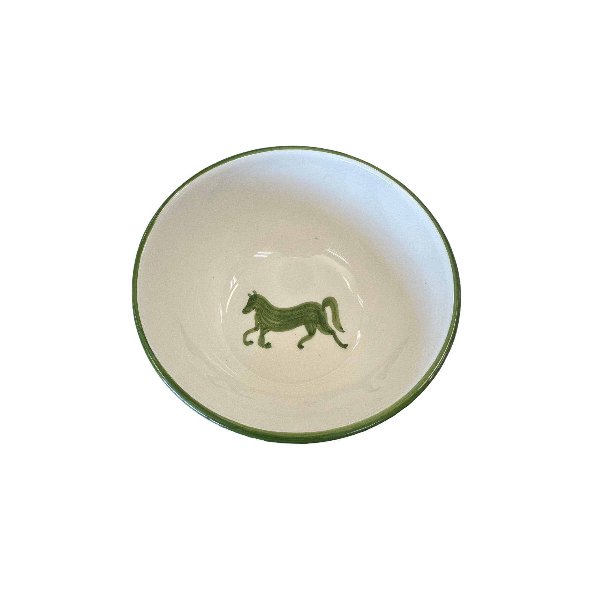 Green Horse Cereal Bowl