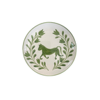 Green Horse Appetizer Plate