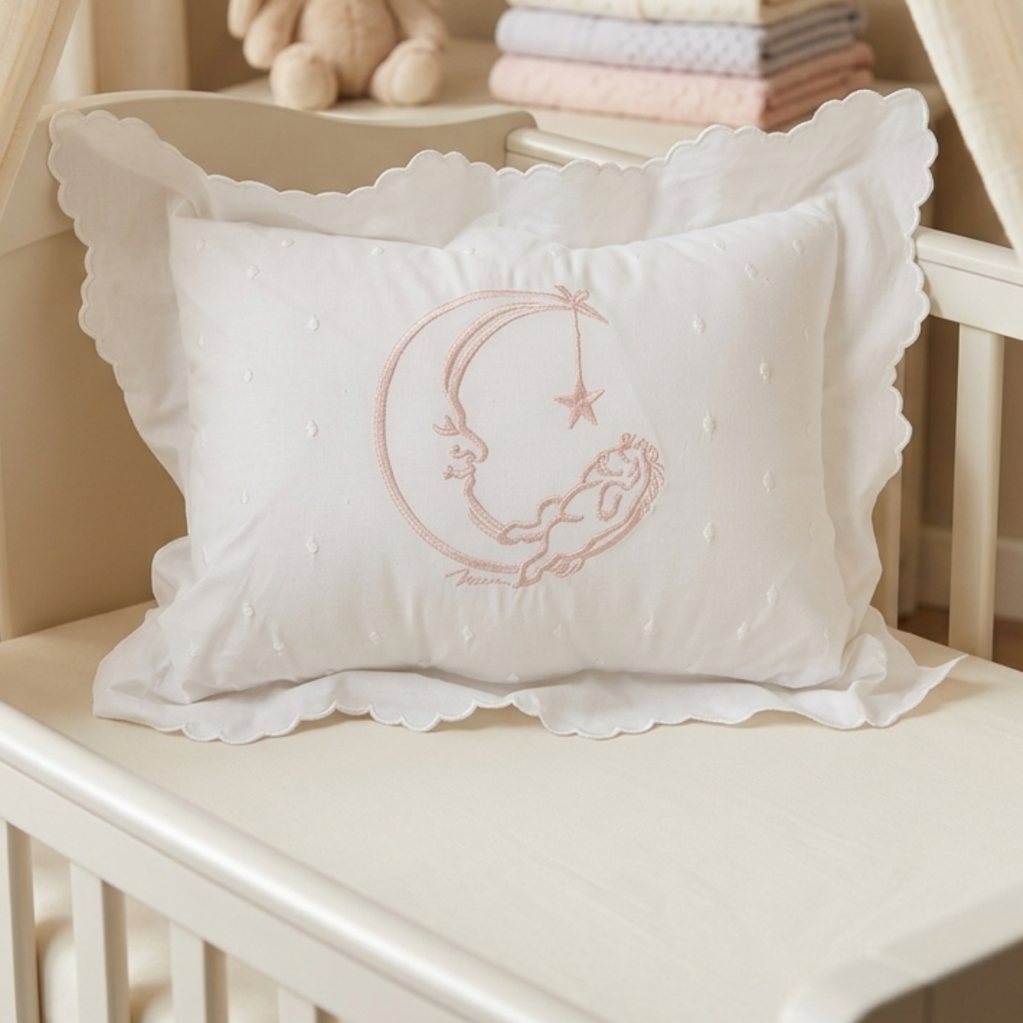 Horse & The Moon Baby Pillow