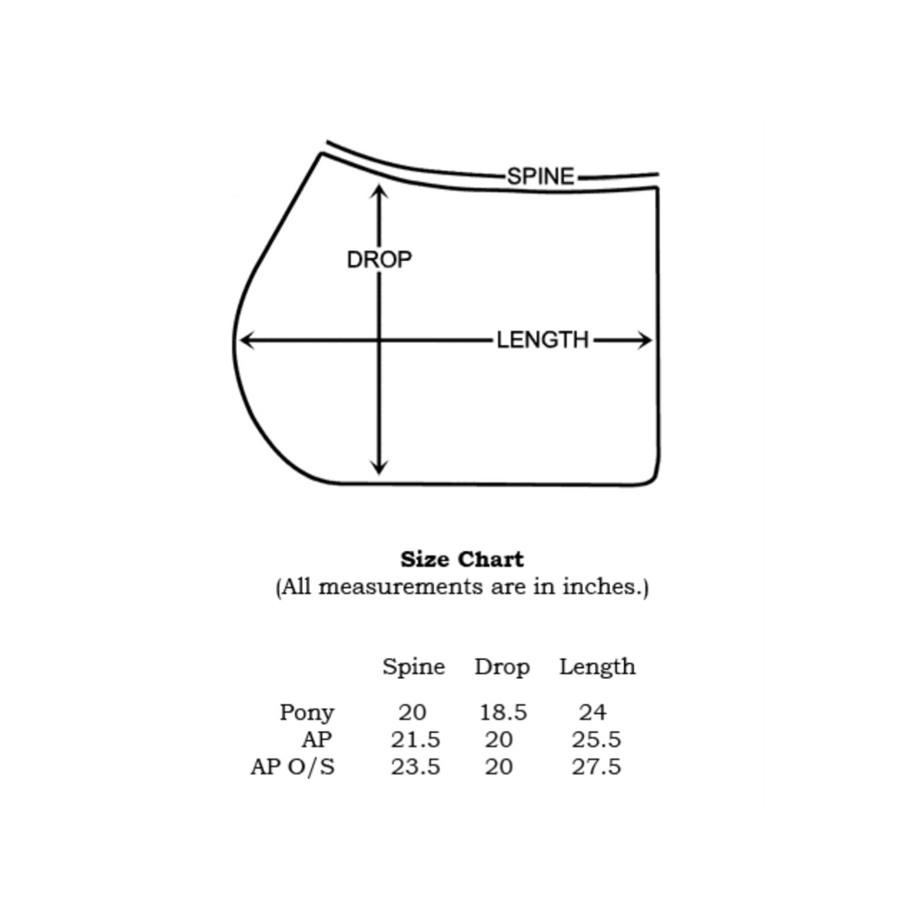 Hunter/Jumper Schooling Show Saddle Pad
