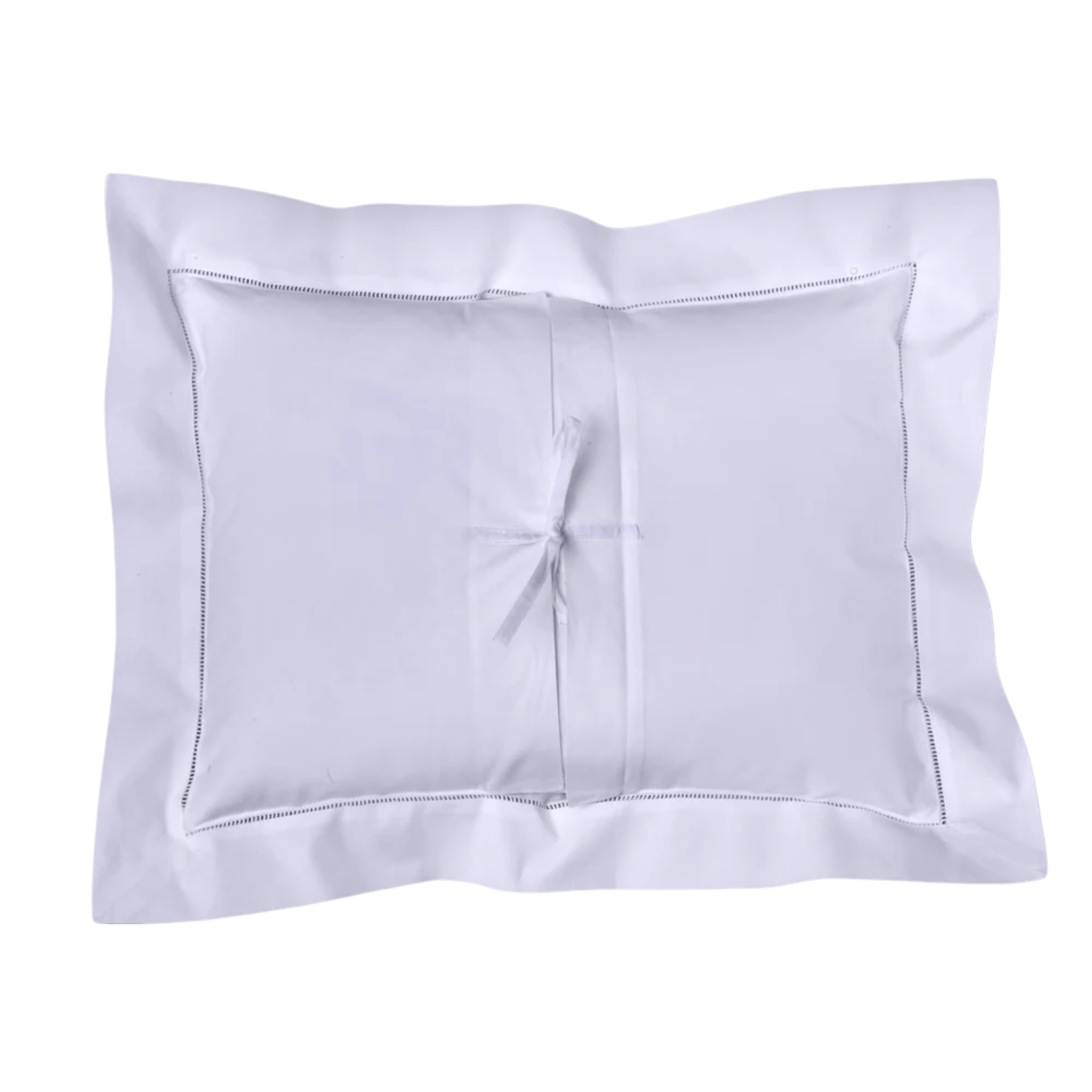 Hand Embroidered Drawnwork Boudoir Pillow
