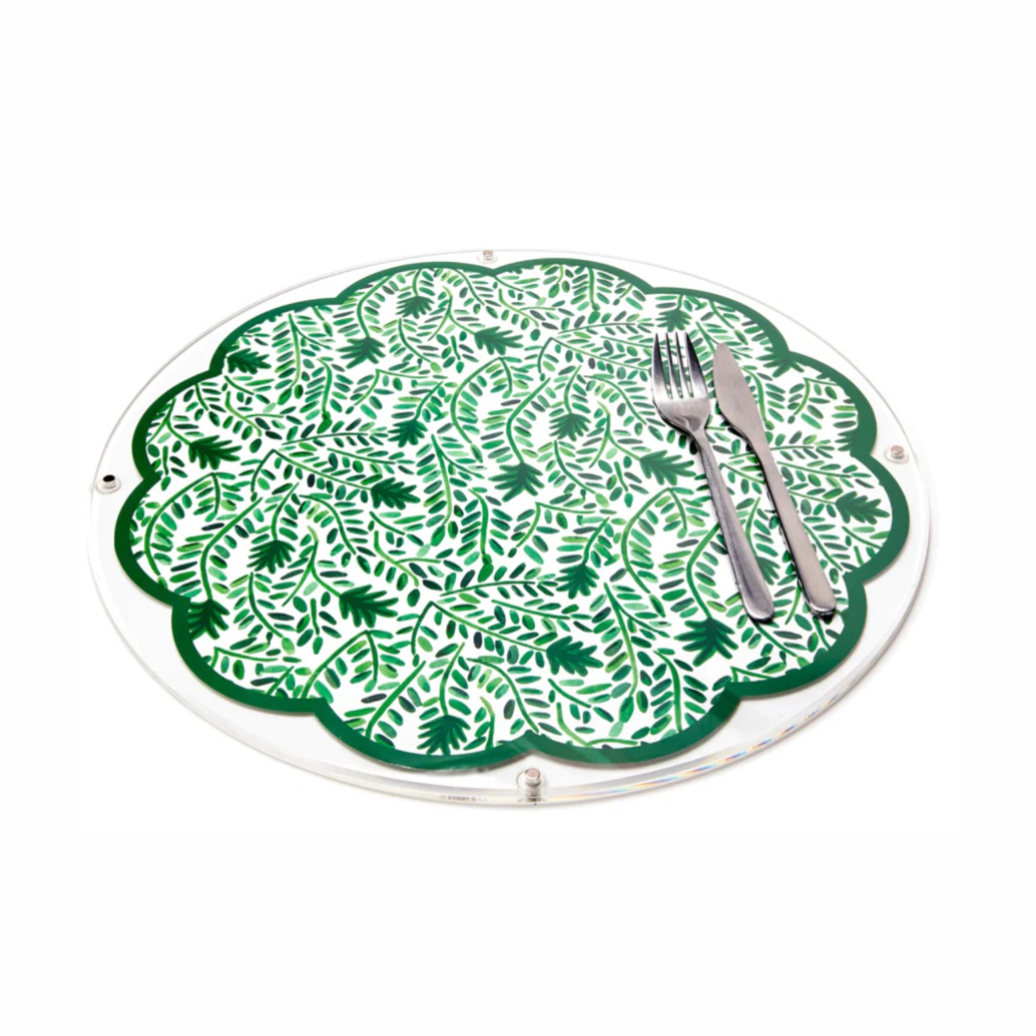 Round Acrylic Magnetic Placemat