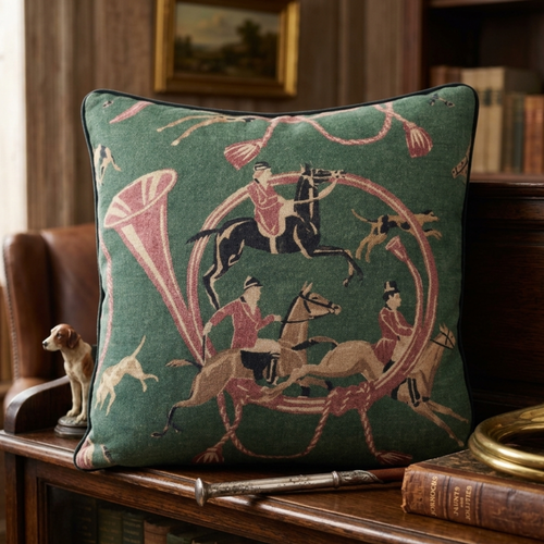 20x20 Fox Hunt Throw Pillow