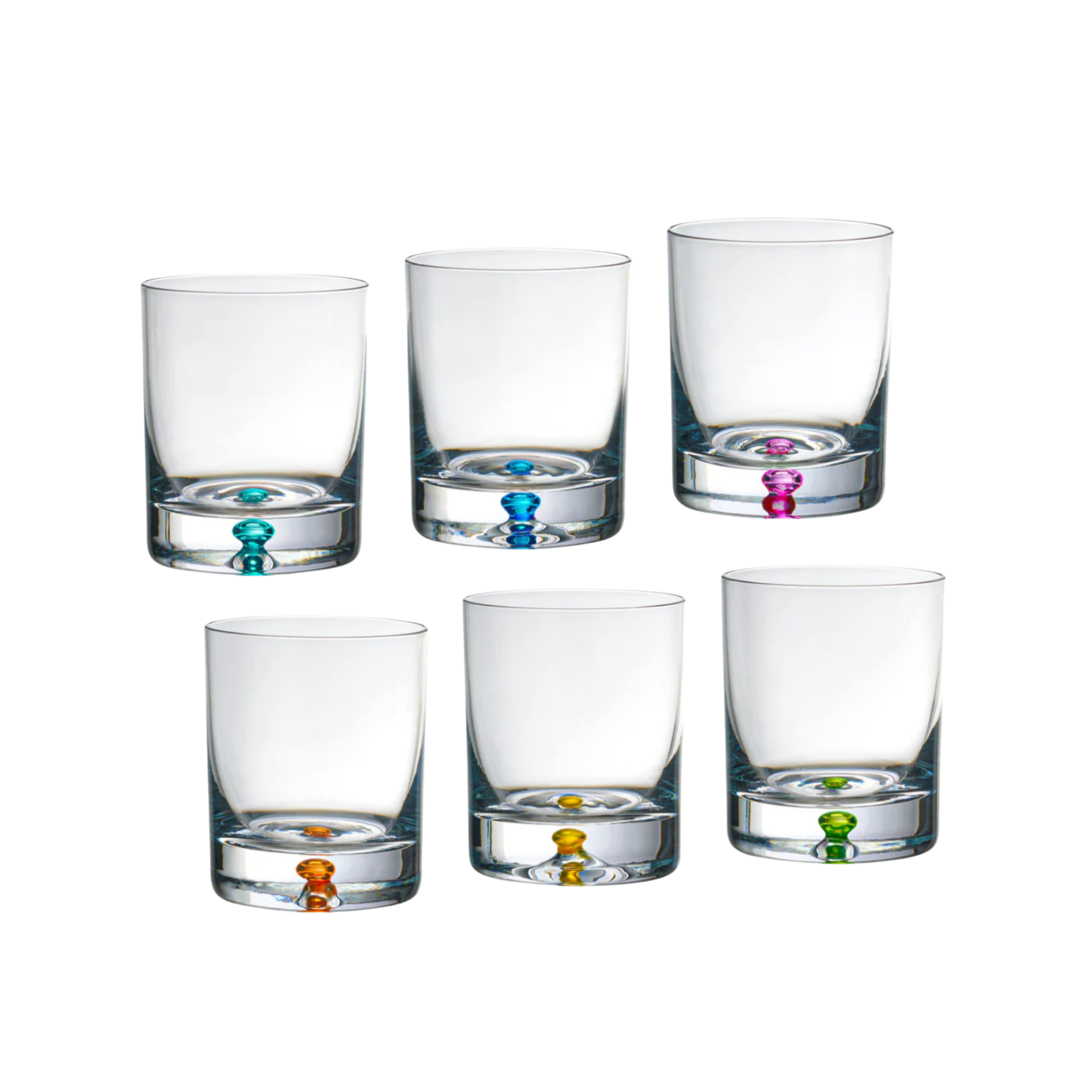 Pinnacle Bubble Old Fashion Set of 6