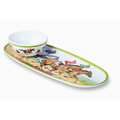 Day at the Races Oval Tray & Dip Bowl