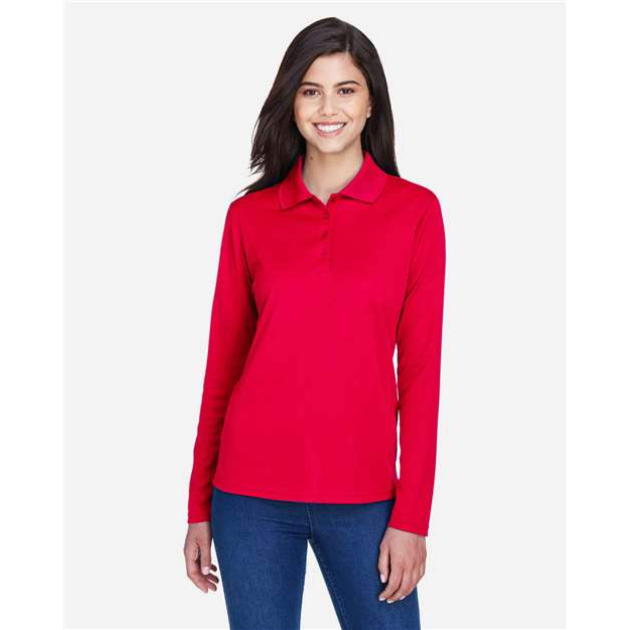 Women's Pinnacle Performance Long Sleeve Pique Polo