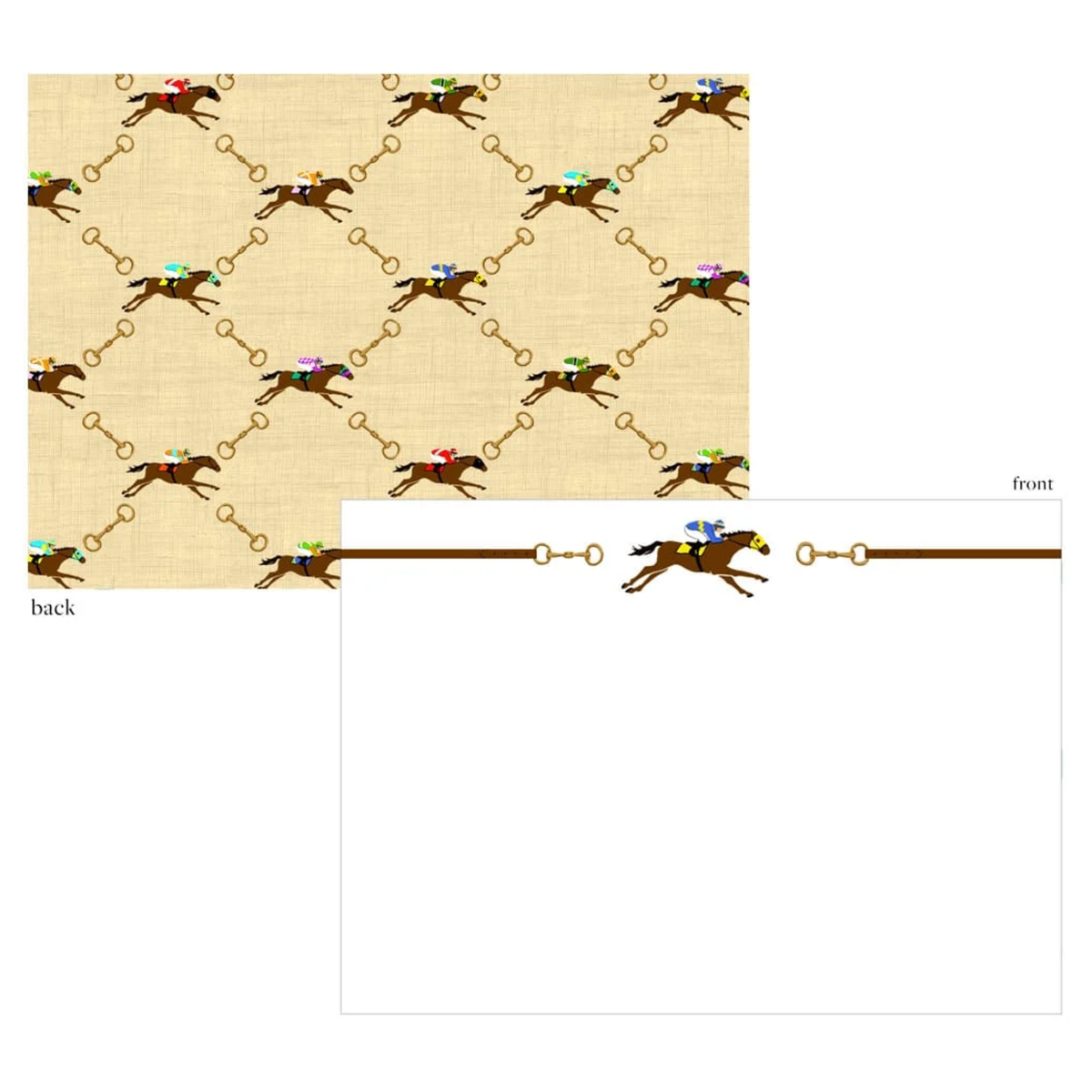 And They're Off Correspondence Cards