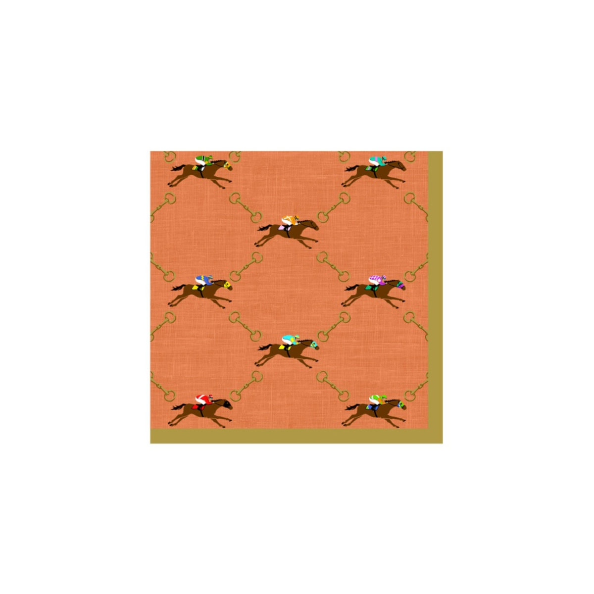 And They're Off! Cocktail Napkin