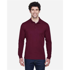 Men's Pinnacle Performance Long Sleeve Pique Polo