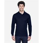 Men's Pinnacle Performance Long Sleeve Pique Polo