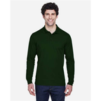 Men's Pinnacle Performance Long Sleeve Pique Polo