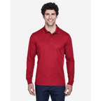 Men's Pinnacle Performance Long Sleeve Pique Polo