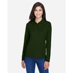 Women's Pinnacle Performance Long Sleeve Pique Polo