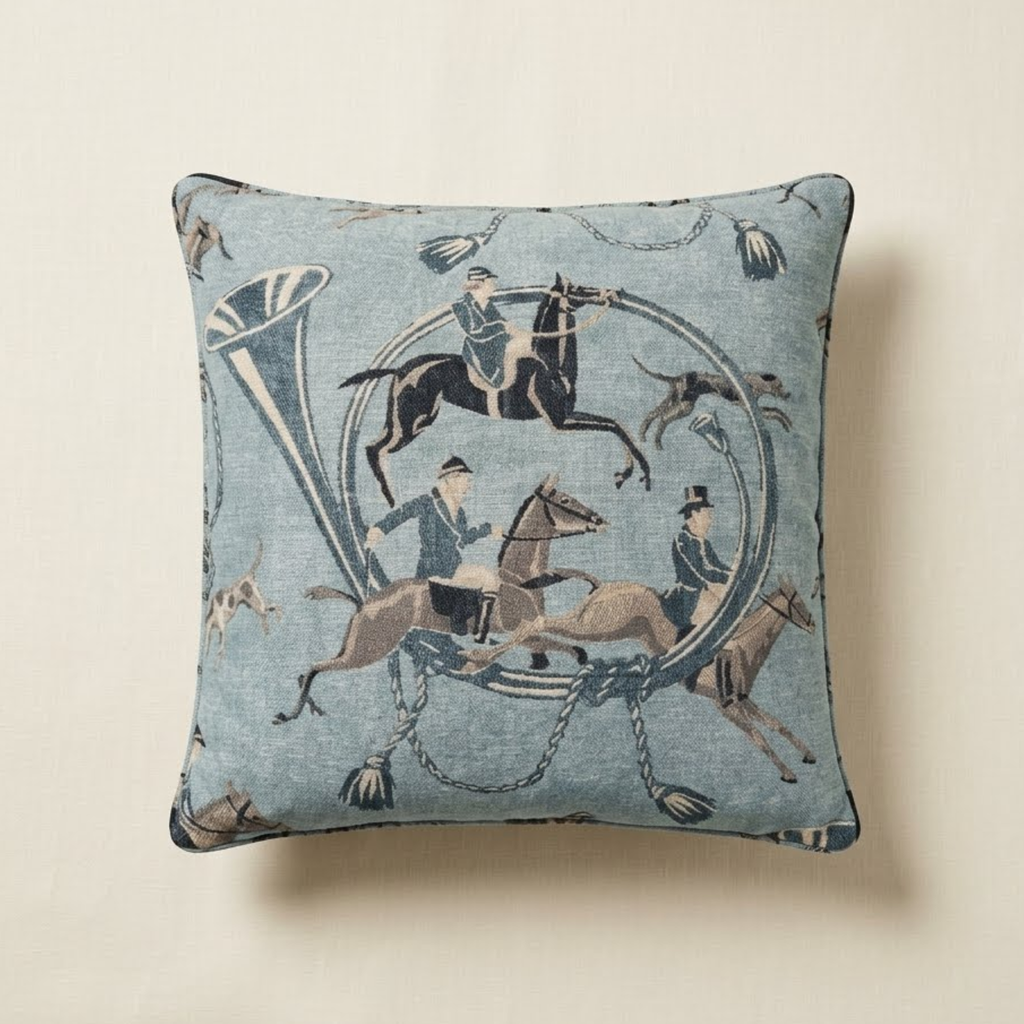 20x20 Fox Hunt Throw Pillow