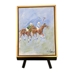 Original Polo Riders at Play Painting