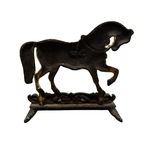 Antique Pair of Greenlees Glasgow 19th Century Victorian Cast Iron Horse Door Stops