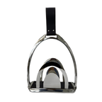 Stirrup Magazine Holder With Leather Handle