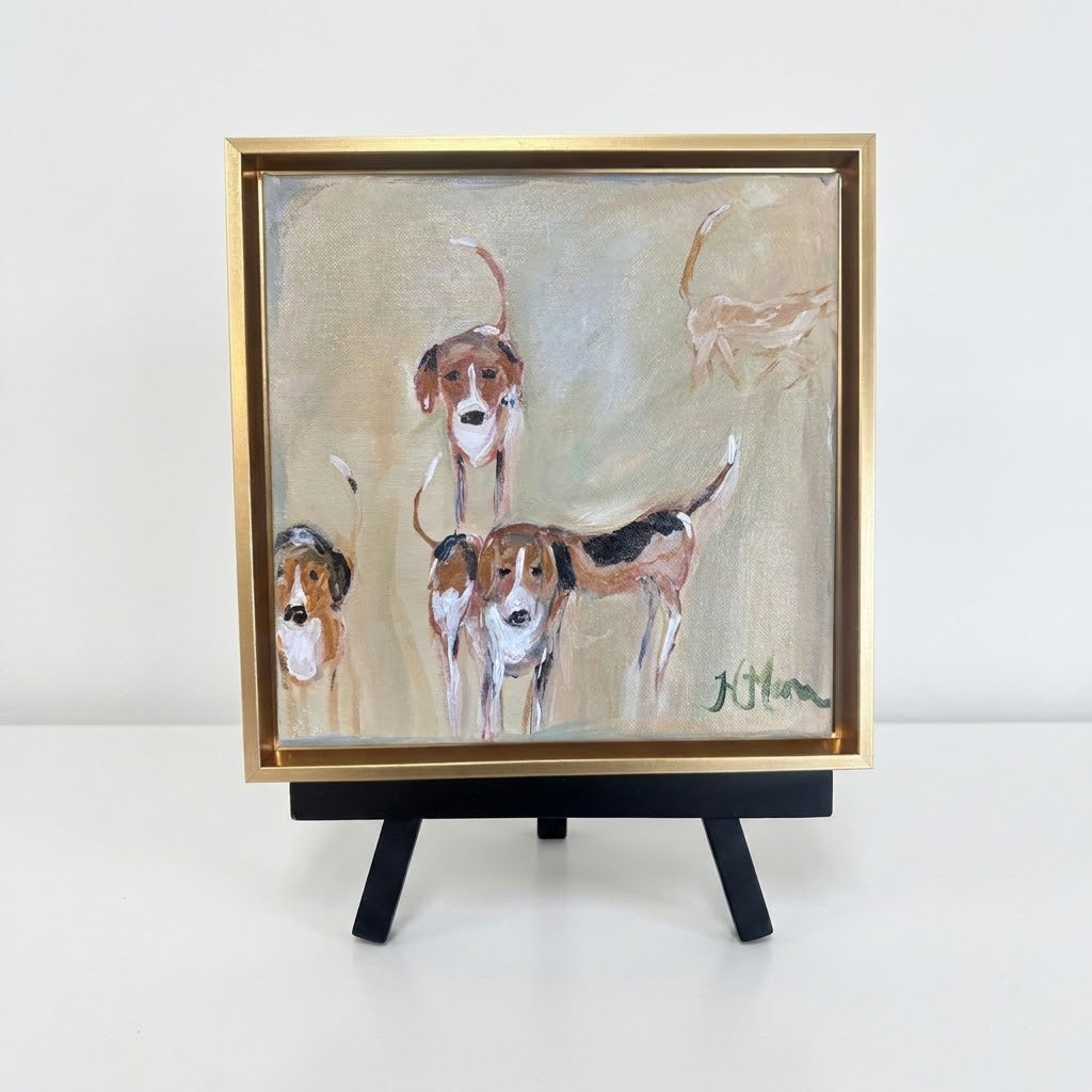 The Hounds Original Painting