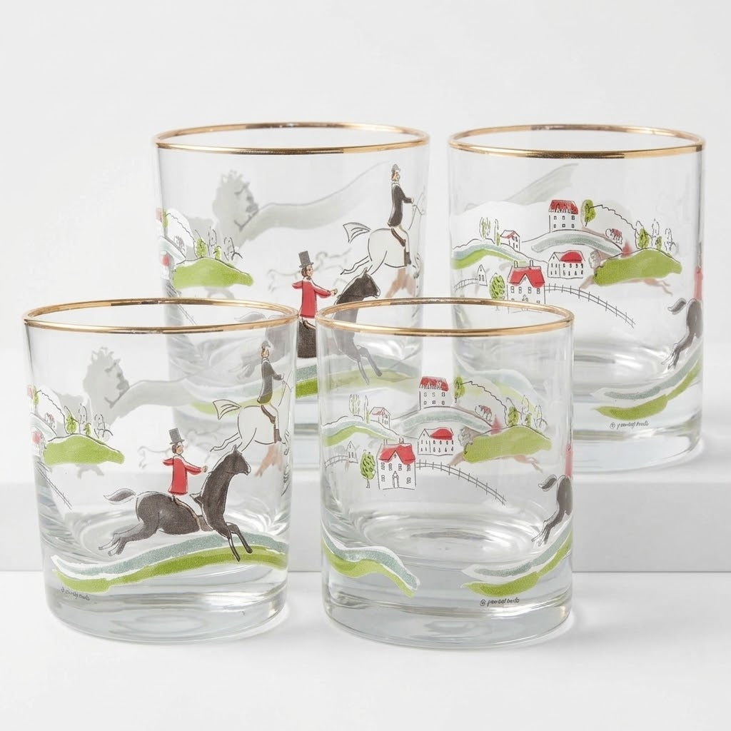Hunt Scene Glasses