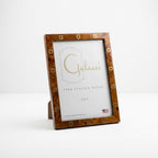 Chestnut Frame With Gold Horseshoes