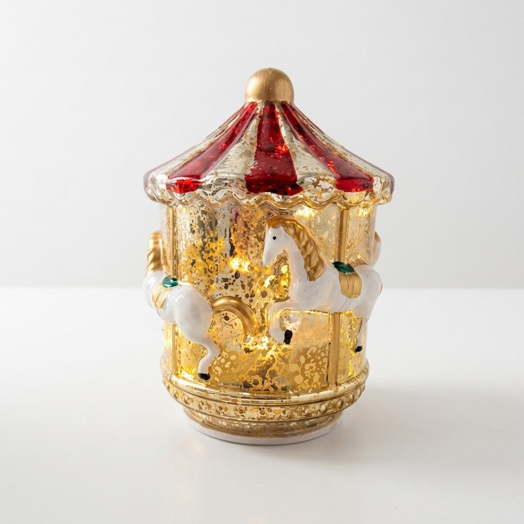 Sparkle Spin LED Carousel